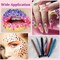 Resin Jelly Rhinestones with 2×15ml B7000 Jewelry Glue – Mixed-Color 2mm & 3mm Flatback Gems for DIY Crafts, Bedazzling Clothing, Tumblers, Mugs, Shoes, Fabric, Nail Art, and Makeup